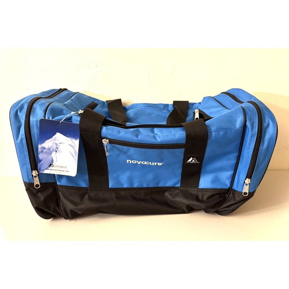 Everest 22" Duffel Bag - Unisex Zippered Sport - 22 x 12 x 12 inches Blue NWT!